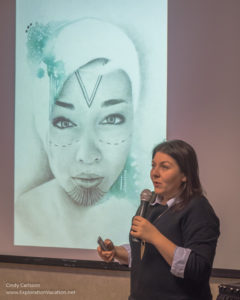 Nancy Saunders speaking at the 2017 IAS meeting