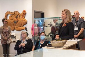 photo inside the Inuit Gallery in Vancouver Canada