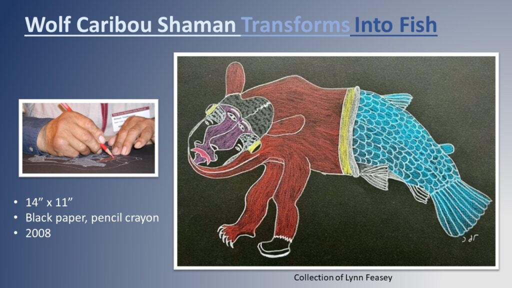 photo of Wolf Caribou Shaman Transforms into Fish
