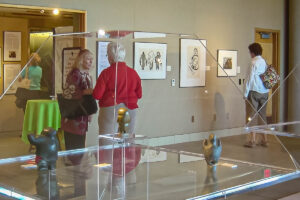 Art exhibit tour at 2010 Inuit Art Society Meeting at Cranbrook Institute of Science in Michigan