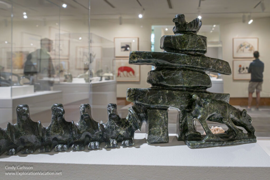 Photo inside the Dennos Museum Center in Traverse City Michigan.