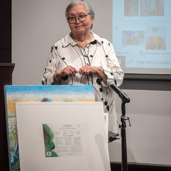 Joanne Swanson speaking at the 2025 IAS meeting