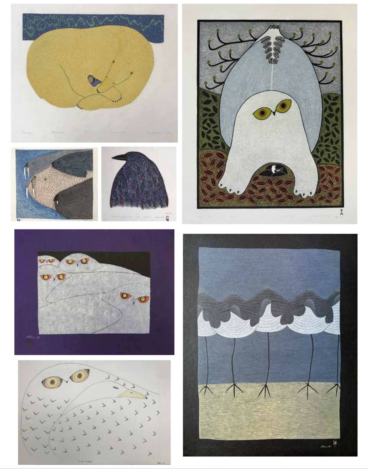 Multiple prints by Ning Teevee.