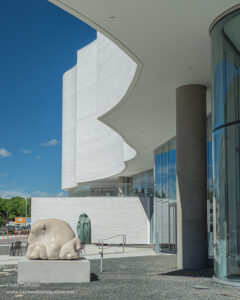 Exterior of museum.