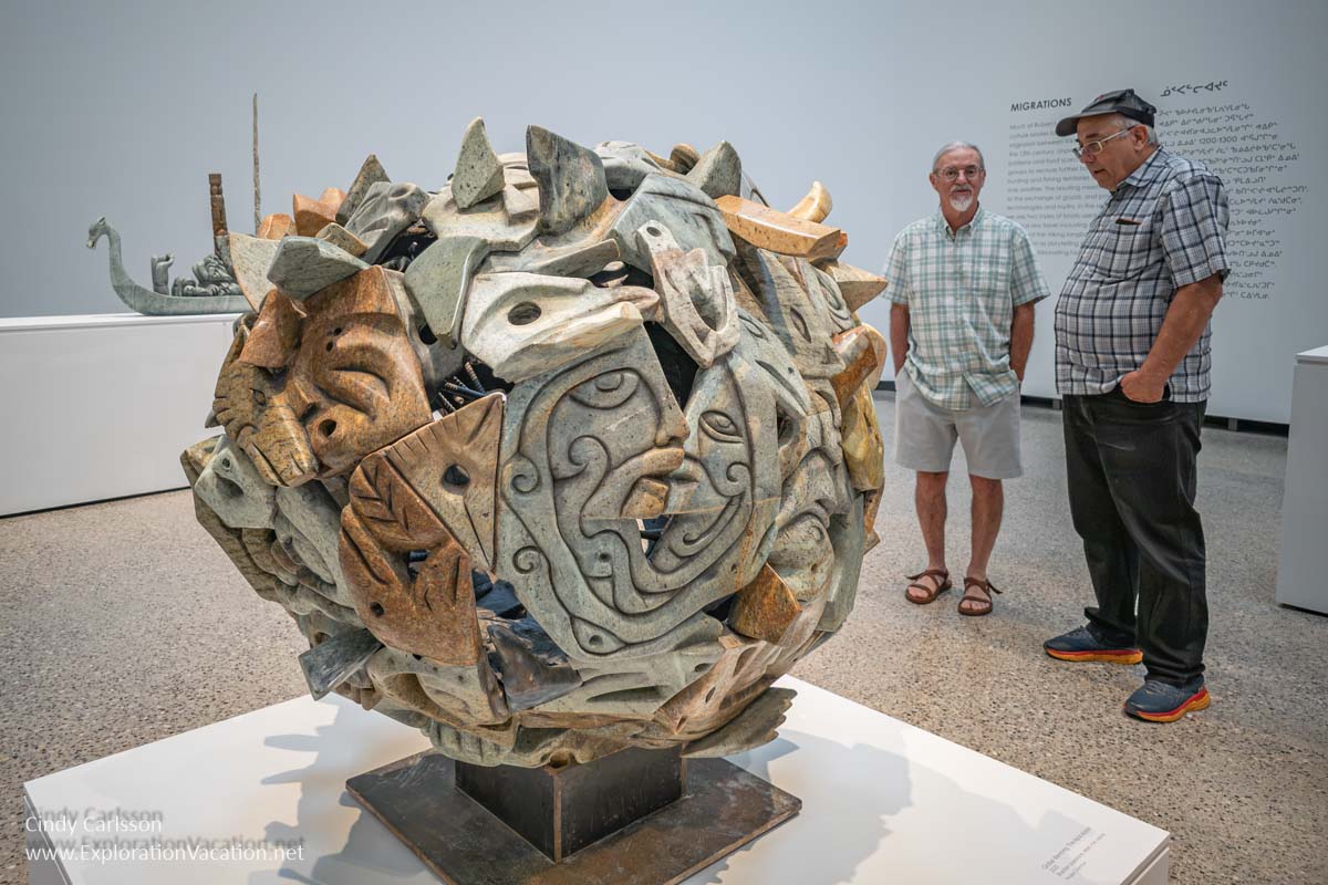 Abraham Anghik Ruben exhibit, Winnipeg Art Gallery