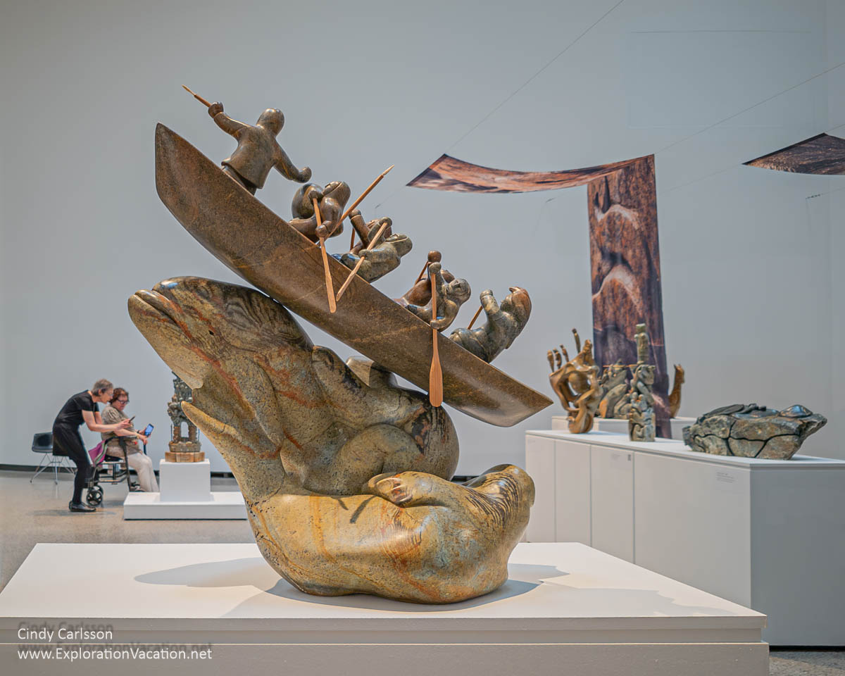 Abraham Anghik Ruben exhibit, Winnipeg Art Gallery