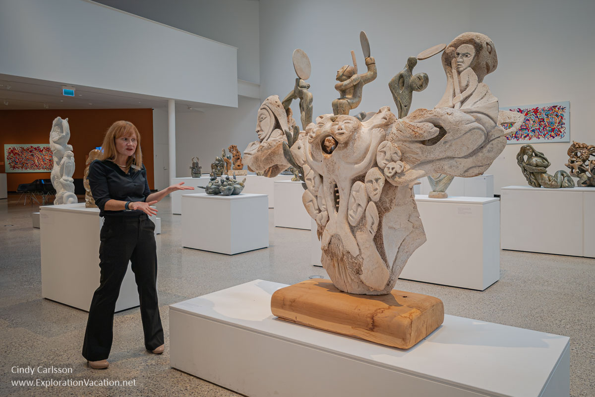 Abraham Anghik Ruben exhibit, Winnipeg Art Gallery